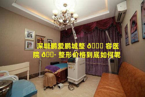 深圳鹏爱鹏城整 🍁 容医院 🌷 整形价格到底如何呢